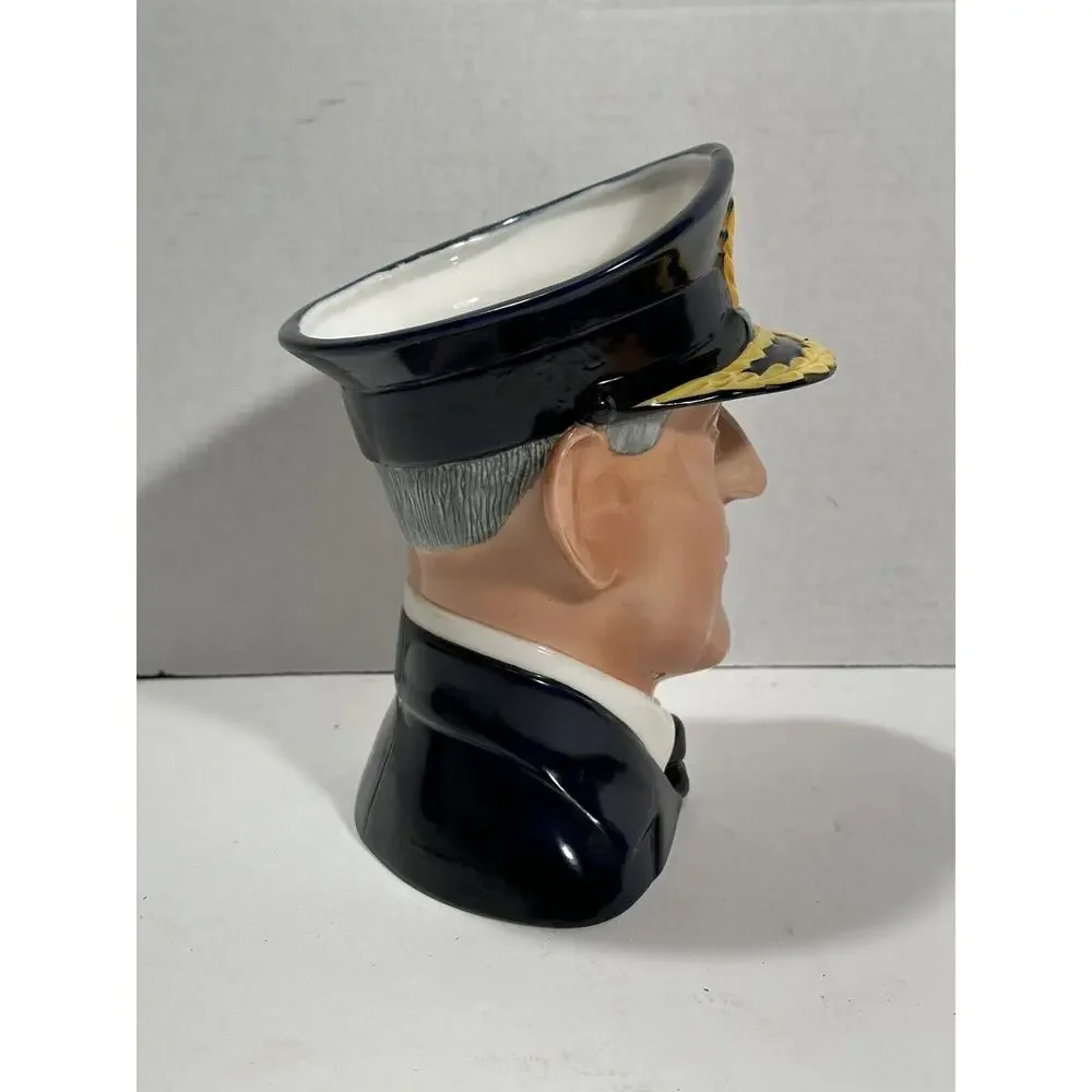 Maritime Trust 1984 The Franklin Porcelain ADMIRAL LORD CUNNINGHAM Mug NO Handle